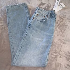 Zara mid-rise jeans